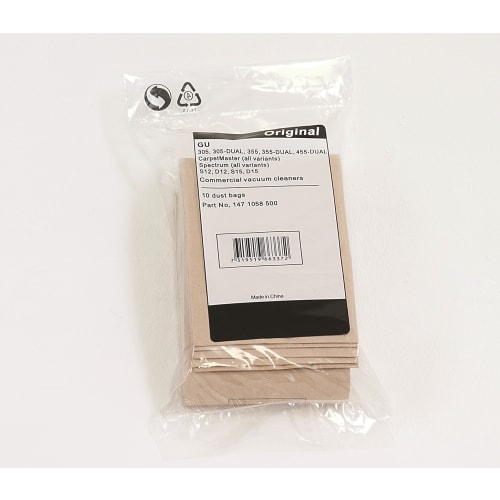 Advance Nilfisk Spectrum Upright Vacuum Dust Bag Kit, 10 Bags / 2 Pre-Filters